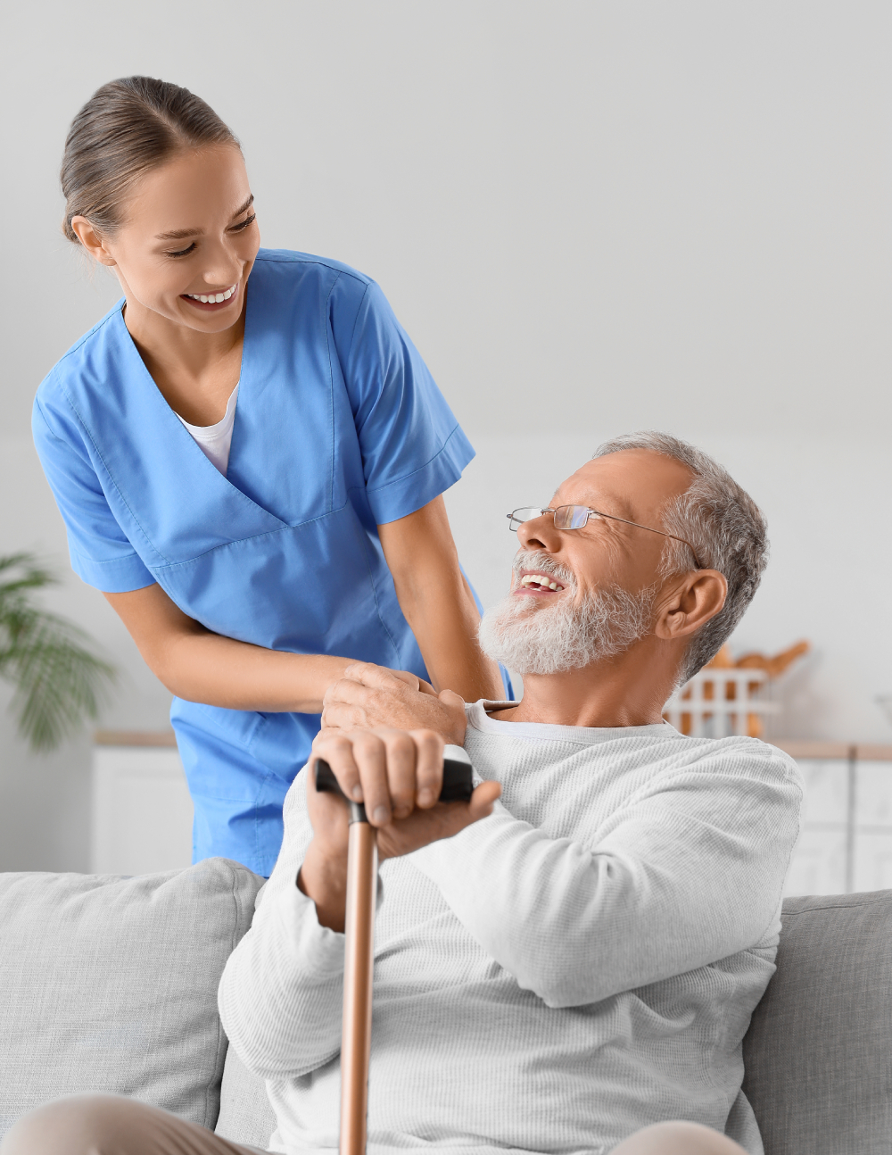 Infirmière avec le sourire